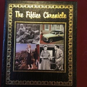 The Fifties Chronicle Hardcover Book - Black & Gold Cover